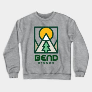 Bend Oregon Mountains Crewneck Sweatshirt